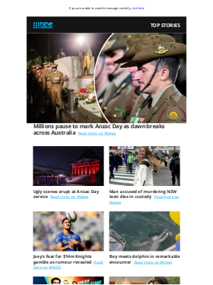 9NOW (Australia) - Boos mar dawn Anzac Day dawn service | Teen's accused killer dies in jail