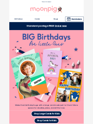 Moonpig - leanna, Supersize the birthday fun! 🎉