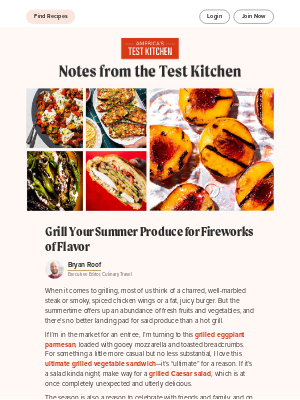 America's Test Kitchen - Grill Your Summer Produce for Fireworks of Flavor