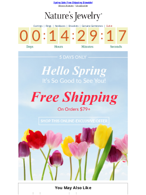 Nature's Jewelry - Final Day ~ Free Shipping Now!