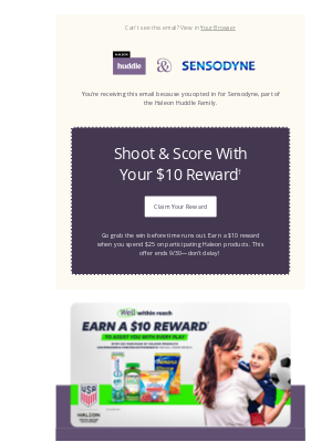 Sensodyne - Your $10 Reward Is Still Waiting
