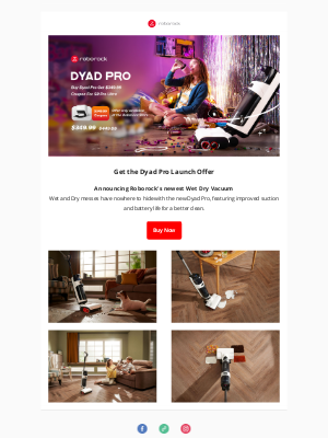 Roborock - Get Roborock's all-new Dyad Pro special launch offer now!