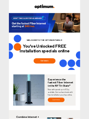 Optimum - You're in!