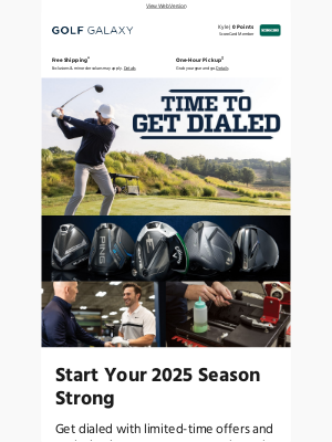 Golf Galaxy - 🏌️‍♂️ Get dialed! Limited-time offers, in-store events & more