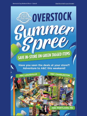 Artist & Craftsman Supply - 🌴 Summer Fun Starts with A&C Summer Spree!