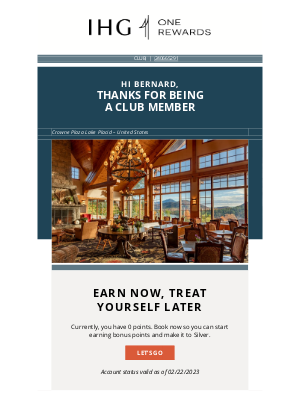 Intercontinental Hotel Group Email Marketing Strategy & Campaigns |  MailCharts