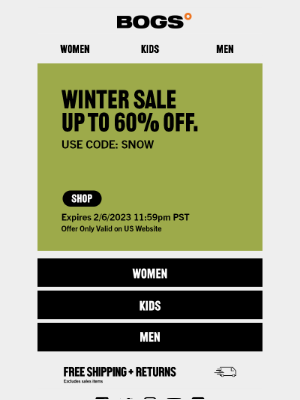 BOGS - Up to 60% Off Sale | Last Day!