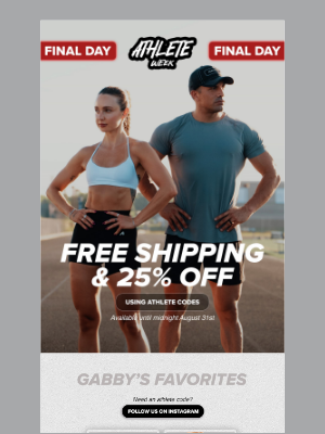 Alphalete Athletics - Final Day: Don't Miss Out!