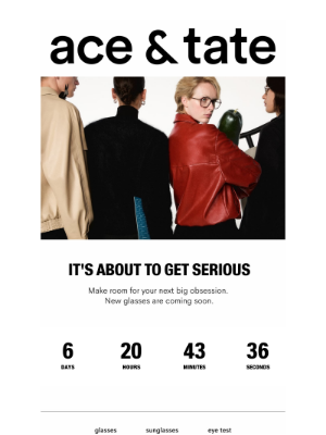 Ace & Tate - It's about to get serious
