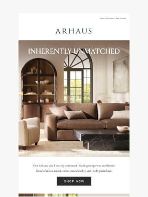 Arhaus - A Living Room Beyond Compare