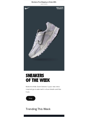 Nike - Fresh pops of purple