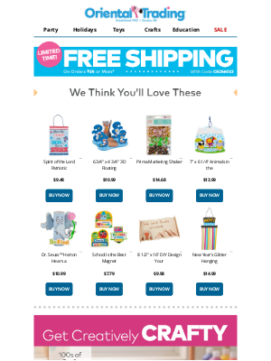 Oriental Trading Company - Don't Forget These Items, Adaline... 😱