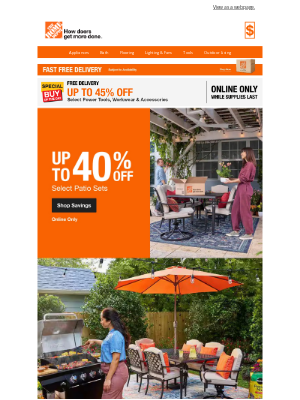 Home Decorators Collection - UP TO 40% OFF ➞ Let’s Go Al Fresco ☀️