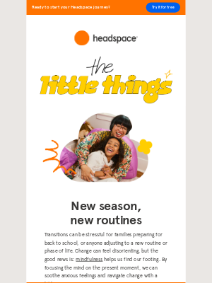 Headspace - Shake off the end-of-summer scaries