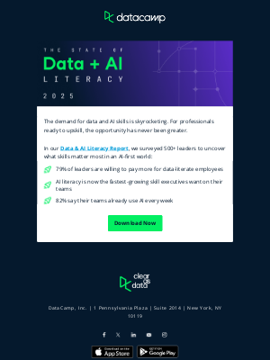 DataCamp - Free Download: Exclusive Data & AI Literacy Report