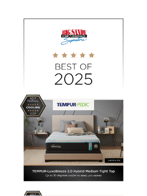 Big Sandy Superstore - 🏆 Mattress MVPs of 2025 - Shop the Best of the Best