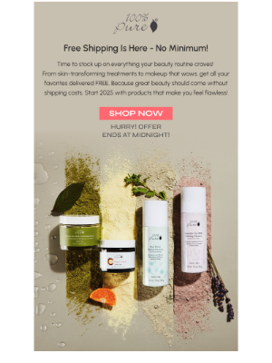 100% PURE - 🚚 Free Shipping? Yes Please.
