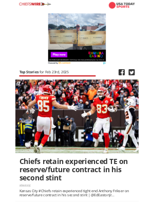 Kansas City Chiefs - Today's top Chiefs stories