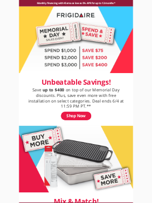 Frigidaire - 👉Act Fast – Save Up To $400