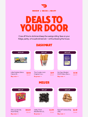 DoorDash - Stock up without stepping out