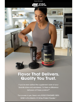 Optimum Nutrition - Is There a Difference Between Protein Powders?