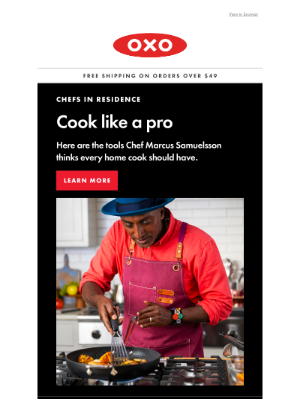 OXO - Chef Marcus Samuelsson’s favorite tools are...