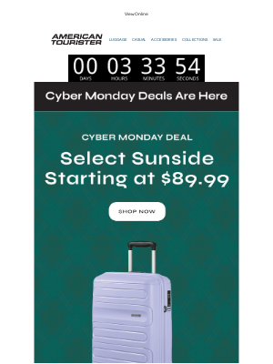 American Tourister - 💫 CYBER MONDAY EXCLUSIVE 💫 Sunside Collection Starting at $89.99