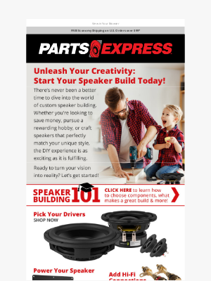 Parts Express - ✨ Speaker Building 101 ✨