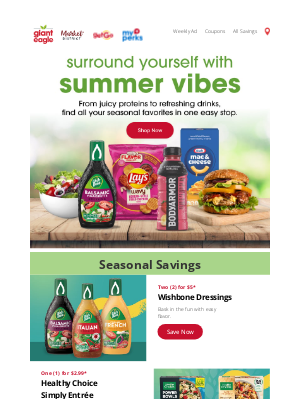 Giant Eagle - Hot Picks for A Cool Summer ☀️