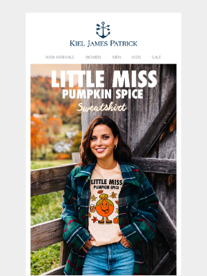 Kiel James Patrick - Introducing The Little Miss Pumpkin Spice Sweatshirt