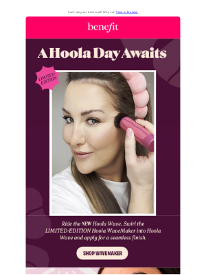 Benefit Cosmetics (United Kingdom) - How do you like to Hoola?