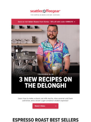 Seattle Coffee Gear - 3 Popular Home Espresso Recipes to Make This Week