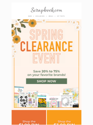 Scrapbook - 🌷 Huge Clearance Savings Now Up to 75% OFF!