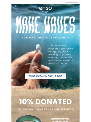 Enso Rings - Celebrate Ocean Month with us! 🌊
