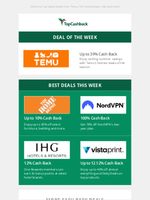 TopCashback - Up to 100% Cash Back!? Your wallet just high-fived you. 😎 💵