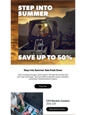 Dometic - Don’t Miss Out, Sale Ends Soon