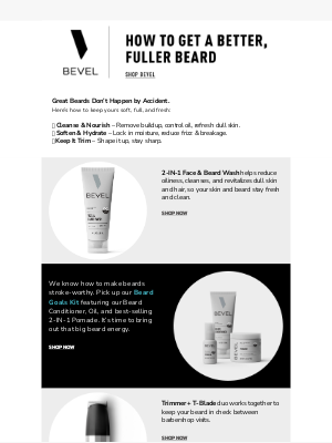 BEVEL - Beard Struggling? Bevel’s Got the Fix. 💯