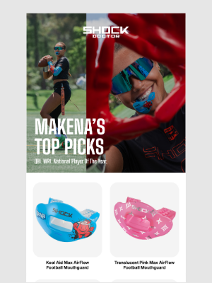 Shock Doctor - Make Big Plays With Makena's Picks