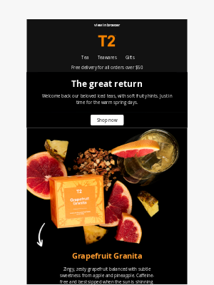 T2 Tea (Australia) - Taste the Fruity Hints in Every Sip
