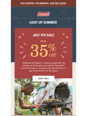 Coleman Company - Up to 35% Off: Party in the USA