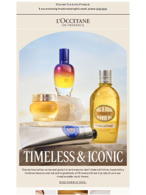 L'Occitane (United Kingdom) - Timeless and Iconic