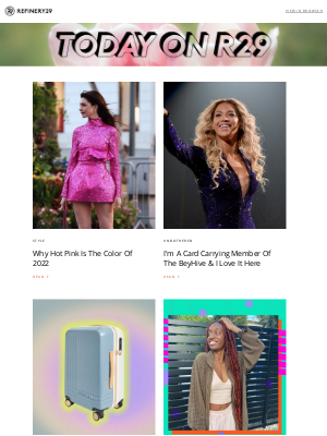 Refinery29 - Why hot pink is the color of 2022