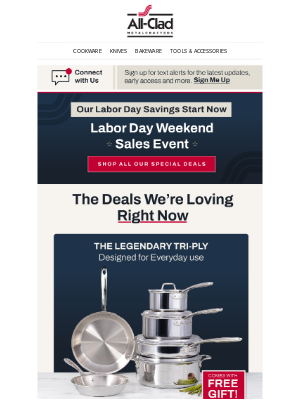 All-Clad Metalcrafters - 🌟Labor Day Specials Start Now