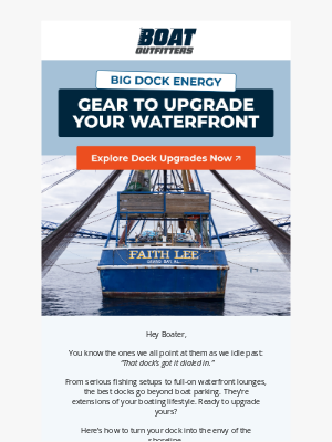 Boat Outfitters - Want the Coolest Dock on the Water? Start Here