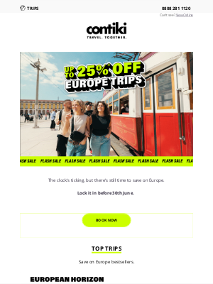 Contiki (India) - 48 hours left to save on Europe trips🚨