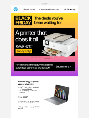 HP - Under $100 for an HP All-in-One Printer!