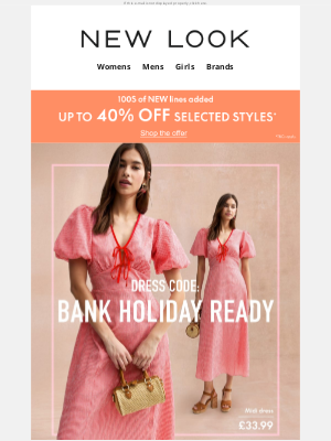 New Look (United Kingdom) - Bank holiday outfit inspo = served