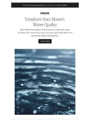 Moen - NEW: Moen Whole Home Water Filtration System