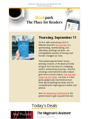 HarperCollins - Your perks for Thursday