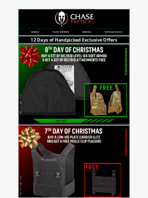 Chase Tactical - Chase Tactical's 12 Days of Christmas - Day 8